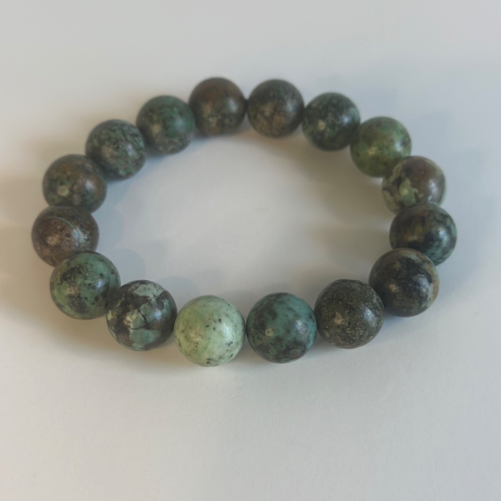 Men and Women's African Turquoise Bead Bracelets